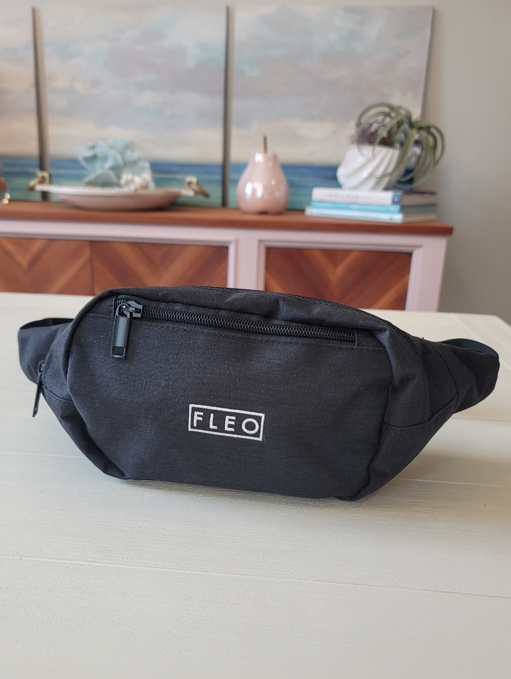 Fleo Belt Bag Crossbody Fanny Pack in Black